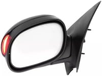 Set of 2 Front Power Mirrors Manual Folding Non-Heated Primed Right Passenger & Left Driver Side Direct Replacement Compatible With 2001-2003 Ford F-150 FO1320223 FO1321223