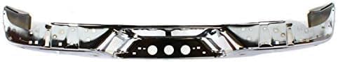 Rear Step Bumper Face Bar Chrome Steel Direct Replacement Compatible With 2007-2013 Toyota Tundra TO1102245 521510C090