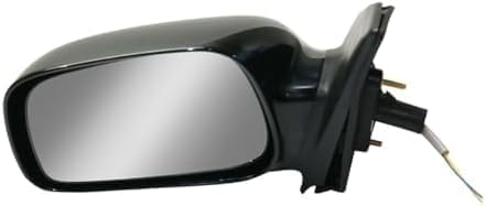 Front Power Mirror Non-Folding Non-Heated Primed Plastic Left Driver Side Direct Replacement Compatible With 2003-2008 Toyota Corolla TO1320179 TO1320178 8794002915 8794002380