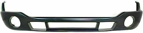 Front Bumper Steel With Brackets+ Grille Chrome + Lower Valance + Head Lights & Park Lamps Left and Right Side Direct Replacement Compatible With 2003-2006 GMC Sierra 1500
