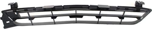 Front Bumper Grille Textured Dark Gray Plastic Direct Replacement Compatible With 2013 Chevrolet Malibu GM1036149 22869137
