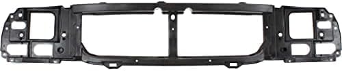 Front Header Panel Thermoplastic And Fiberglass + Headlight Assembly Right Passenger & Left Driver Side Direct Replacement Compatible With 1998-2000 Ford Ranger FO1220215 FO2502151