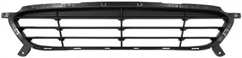 Front Bumper Grille Primed Plastic Direct Replacement Compatible With 2012-2014 Hyundai Accent HY1036116 865611R000