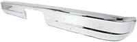 Step Bumper Face Bar Only With Pad Provision Without Mounting Bracket Chrome Direct Replacement Compatible With 1978-1996 GMC G-Series Van GM1102124 15975716
