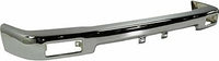 Front Bumper Chrome + Lower Valance Primed + Grille + Bracket + Signal Light Left Driver & Right Passenger Side Direct Replacement Compatible With 1992-1995 Toyota Pickup TO1200149