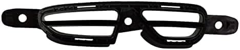 Set Of 2 Front Fog Light Cover Air Inlet Finisher Primed Plastic Right Passenger & Left Driver Side Direct Replacement Compatible With 2016-2018 Kia Optima KI1039140 KI1038140