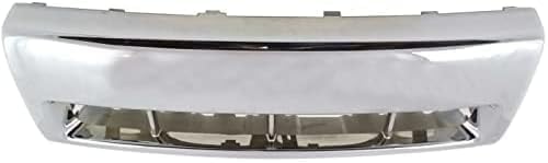 Front Bumper Lower Molding Chrome Plastic Direct Replacement Compatible With 2008-2012 Ford Escape FO1068123 8L8Z8419BA