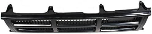 Front Grille Assembly Primed Shell And Insert Plastic Direct Replacement Compatible With 1984-1986 Toyota 4Runner TO1200130 5311189118