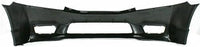 Front Bumper Cover Primed Direct Replacement Compatible With 2009-2011 Honda Civic HO1000266 04711SNAA90ZZ