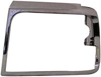 AUTOS PARTS PLUS Front Grille Shell With Gray Insert+ Bezel Chrome + Header Panel + Headlight + Signal & Corner Lamp Left And Right Side Direct Replacement Compatible With 1992-1997 Ford F-Series