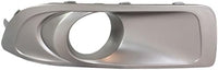 Set Of 2 Front Fog Light Trim Primed Plastic Left Driver & Right Passenger Side Direct Replacement Compatible With 2010-2012 Subaru Outback SU1038101 SU1039101 57731AJ42A 57731AJ43A
