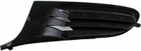 Set Of 2 Front Fog Light Cover Textured Dark Gray Plastic Right Passenger & Left Driver Side Direct Replacement Compatible With 2010-2014 Volkswagen Golf VW1039118 VW1038118