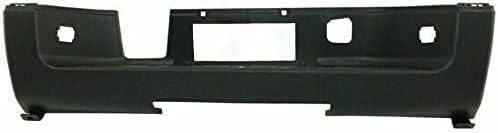 Rear Bumper Center Step Pad Textured Without Object Sensor Holes Direct Replacement Compatible With Chevrolet Silverado & GMC Sierra 1500 2007-2013 / 2500HD 3500HD 2007-2014 GM1191129
