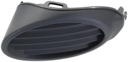 Set Of 2 Front Fog Light Cover Textured Dark Gray Left Driver & Right Passenger Side Direct Replacement Compatible With 2012-2014 Ford Focus FO1038116 FO1039116 CP9Z17B814A
