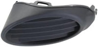 Set Of 2 Front Fog Light Cover Textured Dark Gray Left Driver & Right Passenger Side Direct Replacement Compatible With 2012-2014 Ford Focus FO1038116 FO1039116 CP9Z17B814A