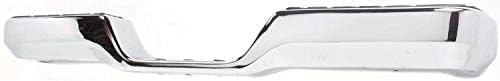 Rear Step Bumper Face Bar Chrome Steel Direct Replacement Compatible With 1989-1995 Toyota Pickup TO1102221 002283591213