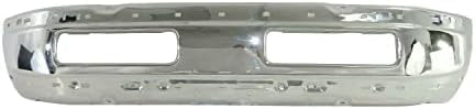 Front Bumper + Grille Chrome Shell + Upper & Lower Cover + Valance Textured + Fog Lamp Moldings Left & Right Side Direct Replacement For 1994-2002 Dodge Ram 1500 2500 3500 CH1002256
