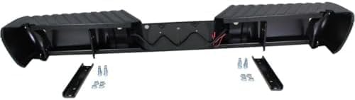 Step Bumper Assembly Primed Steel With Rear Object Sensor Holes Direct Replacement Compatible With 2008-2016 Ford F-Series Super Duty FO1103151 9C3Z17906CPTM-PFM