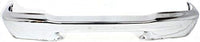 Front Bumper Chrome Without Pad Holes Direct Replacement Compatible With 1998-2000 Ford Ranger FO1002361 XL5Z17757BA