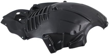 Set Of 2 Front Section Fender Liner Plastic Left Driver & Right Passenger Side Direct Replacement Compatible With 2010-2013 Mercedes Benz E-Class MB1249166 MB1248166