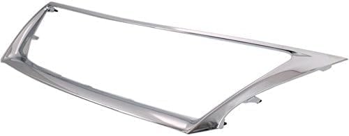 Front Bumper Grille Molding Chrome Plastic Direct Replacement Compatible With 2009-2010 Lexus IS250 / IS350 LX1210105 5311153190