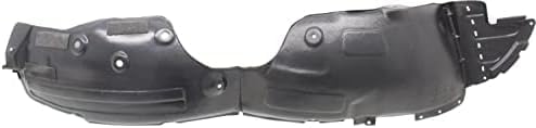 Set Of 2 Front Fender Liner Plastic Left Driver & Right Passenger Side Direct Replacement Compatible With 2017-2018 Hyundai Santa Fe HY1249171 HY1248171 868124Z500 868114Z500