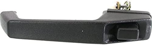 Set Of 2 Front Exterior Door Handle Textured Without Keyhole Right Passenger & Left Driver Side Direct Replacement Compatible With 1984-1996 Jeep Cherokee CH1311108 CH1310108 55024926
