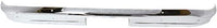 Step Bumper Face Bar Only With Pad Provision Without Mounting Bracket Chrome Direct Replacement Compatible With 1978-1996 GMC G-Series Van GM1102124 15975716