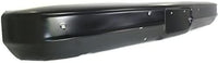 Front Bumper Primed Steel Without Impact Strip Holes Direct Replacement Compatible With 1973-1980 Chevrolet/GMC C/K Series GM1002256 6262158