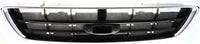 Front Grille Assembly Chrome Shell with Painted Dark Gray Insert Plastic Direct Replacement Compatible With 2003-2005 Subaru Forester SU1200127 91121SA050