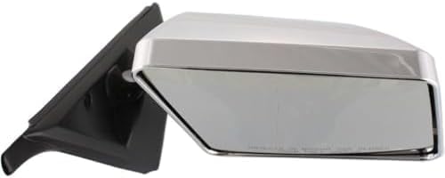 Set Of 2 Front Mirror Manual Adjust & Folding Non-Heated Chrome Left Driver & Right Passenger Side Direct Replacement Compatible With 1982-1993 Chevrolet S10 Pickup / 1983-1994 Blazer