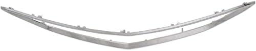 Front Grille Surround Molding Chrome Direct Replacement Compatible With 2015-2017 Acura TLX AC1202106 75105TZ3A01