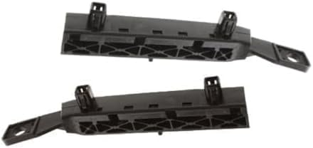 Set Of 2 Front Bumper Bracket Plastic Left Driver & Right Passenger Side Direct Replacement Compatible With 2007-2012 Nissan Versa NI1063100 NI1062100 62224EM30A 62225EM30A