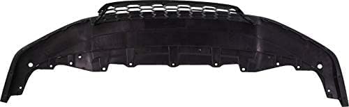 Front Bumper Lower Grille Textured Plastic Direct Replacement Compatible With 2017-2019 Honda Civic HO1036128 71102TGGA00