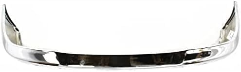 Front Bumper Chrome Styleside With Pad Holes Direct Replacement Compatible With 1998-2000 Ford Ranger FO1002346 F87Z17757BA