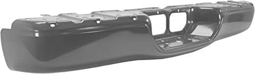 Rear Step Bumper Face Bar Painted Black Steel Direct Replacement Compatible With 2000-2006 Toyota Tundra TO1102230 521510C011