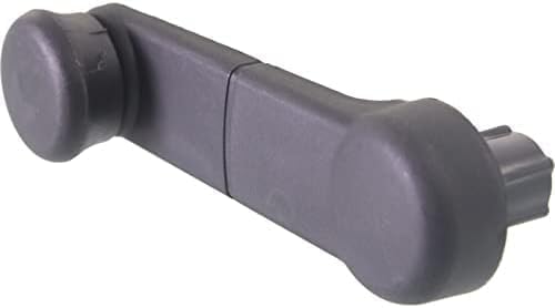 Front Window Crank Textured Left=Right Side Plastic Direct Replacement Compatible With 1994-2010 Ford F-Series / 2009-2021 E-Series F37Z1023342A