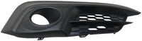 Set Of 2 Front Fog Lamp Molding Primed Right Passenger & Left Driver Side Direct Replacement Compatible With 2016-2018 Honda Civic HO1039129 HO1038129 71103TBAA10 71108TBAA10