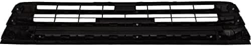 Front Bumper Grille Primed With Silver Molding Plastic Direct Replacement Compatible With 2017-2019 Toyota Highlander TO1036173 531020E070