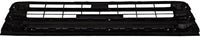 Front Bumper Grille Primed With Silver Molding Plastic Direct Replacement Compatible With 2017-2019 Toyota Highlander TO1036173 531020E070