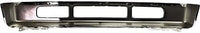 Front Bumper Face Bar Chrome Steel With Molding Pad Holes Direct Replacement Compatible With 2008-2010 Ford F-250/350 Super Duty FO1002406 8C3Z17757B