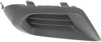 Set Of 2 Front Fog Light Cover Textured Plastic Left Driver & Right Passenger Side Direct Replacement Compatible With 2014-2016 Subaru Forester SU1038104 SU1039104