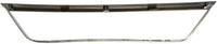 Front Bumper Upper Grille Shell And Insert & Molding Chrome Plastic Direct Replacement Compatible With 2006-2008 Chevrolet Malibu GM1200558 GM1210110 15266336 15853884