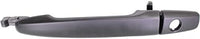 Front Exterior Door Handle + Cover Primed Plastic with Keyhole Left Driver Side Direct Replacement Compatible with 2008-2017 Mitsubishi Lancer FDH010237 5716A013XA 5716A015XA