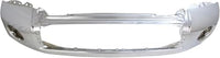 Front Bumper Steel Chrome With Park Assist Sensor Holes + Mounting Arm Brackets Left & Right Side Direct Replacement Compatible With 2007-2013 Toyota Tundra TO1002181 TO1067166
