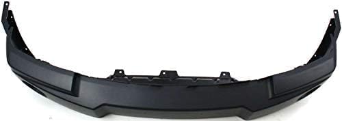 Front Bumper Cover + Lower Valance Primed + Molding Chrome Direct Replacement Compatible With 2005-2007 Jeep Grand Cherokee CH1090130 CH1044101 CH1000450 5159125AB 5159124AA 5159127AA