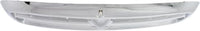 Front Grille Chrome Shell And Horizontal Bar Insert Plastic Direct Replacement Compatible With 2002-2005 Dodge Full Size Pickup D070120