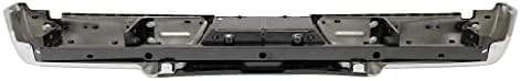 Rear Bumper Face Bar With Mounting Bracket And Pad Provision Chrome Direct Replacement Compatible With 2008-2016 Ford F-Super Duty FO1103148 9C3Z17906B