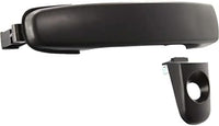 Front Exterior Door Handle Smooth Black with Keyhole Left Side Direct Replacement Compatible with 2004-2008 Chevrolet Malibu / 2006-2011 HHR FDH010147 22672194 22672201