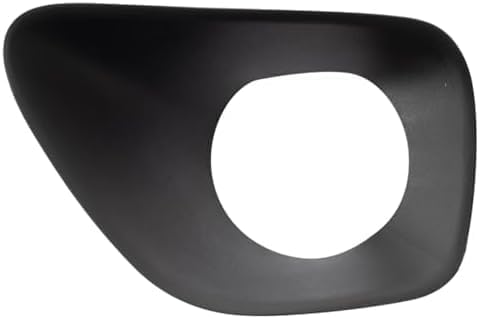 Set Of 2 Front Fog Light Molding Primed Plastic Without Chrome Trim Left Driver & Right Passenger Side Direct Replacement Compatible With 2011-2013 Jeep Grand Cherokee